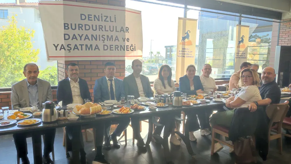 Burdurlular kahvaltıda buluştu