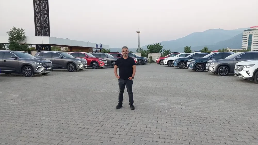 Denizli’de yerli ve milli otomobil tutkunları bir araya geldi