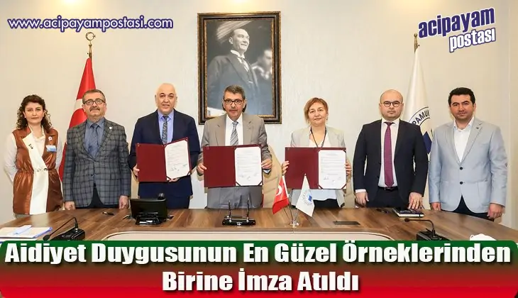 Aidiyet Duygusunun En Güzel
                    Örneklerinden Birine İmza Atıldı