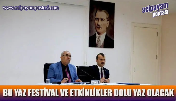 BU
                    YAZ FESTİVAL VE ETKİNLİKLER DOLU YAZ
                    OLACAK