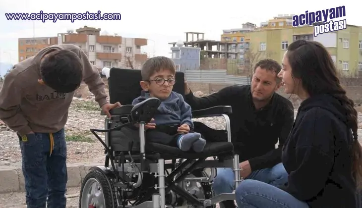 Cam kemik hastası Mustafa’nın akülü
                    araba hayali Almanya’dan gerçekleştirildi