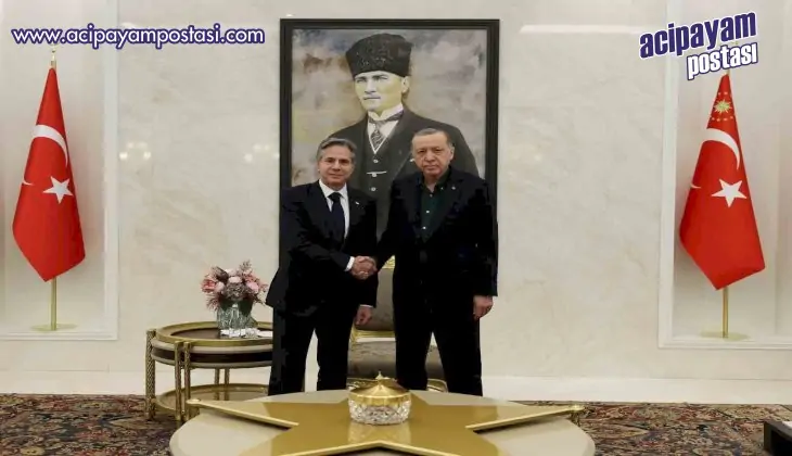 Cumhurbaşkanı Erdoğan, ABD Dışişleri
                    Bakanı Blinken ile görüştü