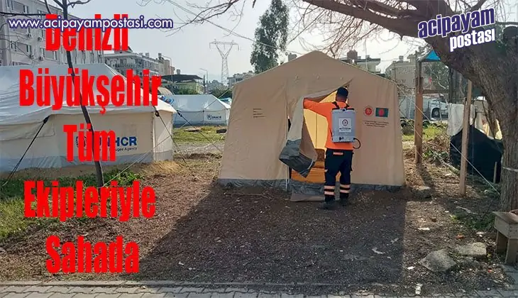 Denizli
                    Büyükşehir tüm ekipleriyle
                    sahada