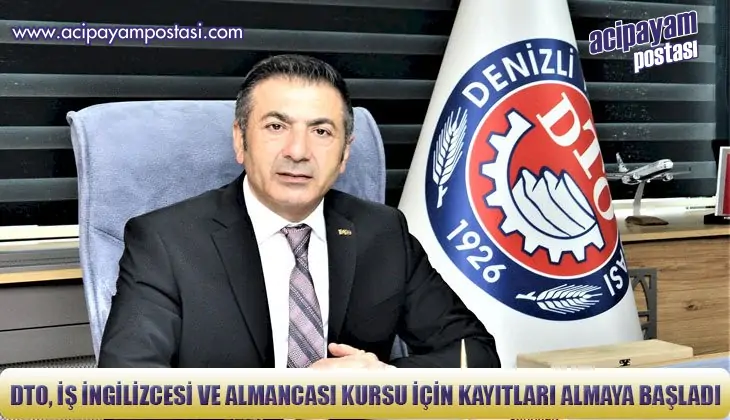 DTO, İŞ İNGİLİZCESİ VE ALMANCASI KURSU
                    İÇİN KAYITLARI ALMAYA BAŞLADI