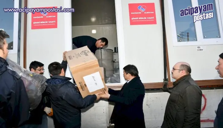 Eskişehir Adliyesi’nden deprem bölgesi
                    Elbistan’a yardım