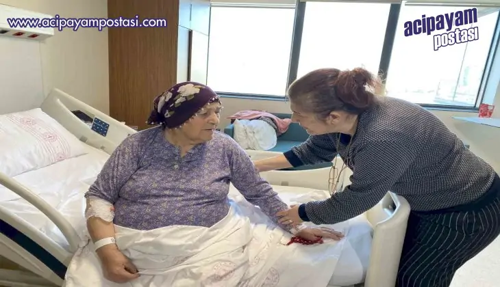 Hasar alan evinden sadece, 20 yıl önce
                    kaybettiği eşinin tespihini alabildi